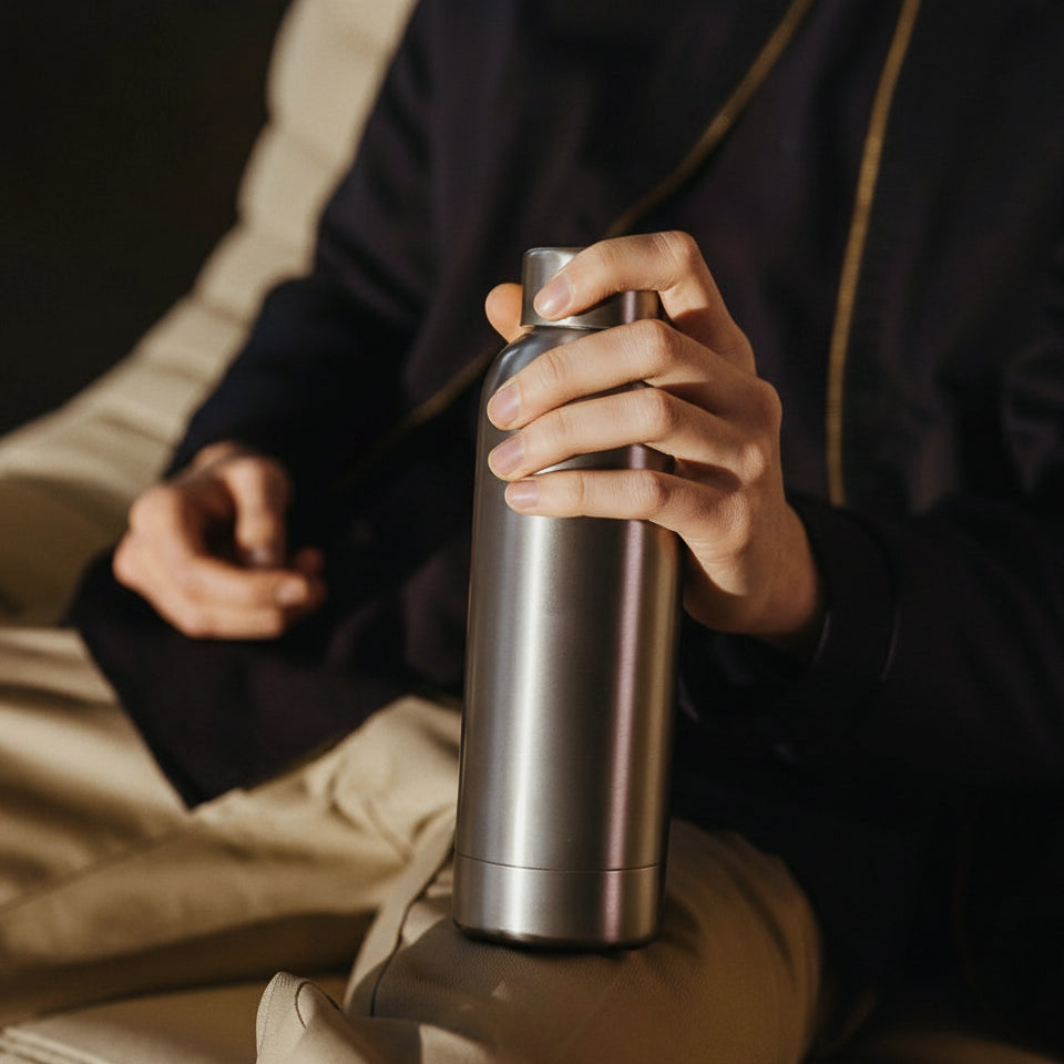 AKUA Classic Bottle - Brushed Silver