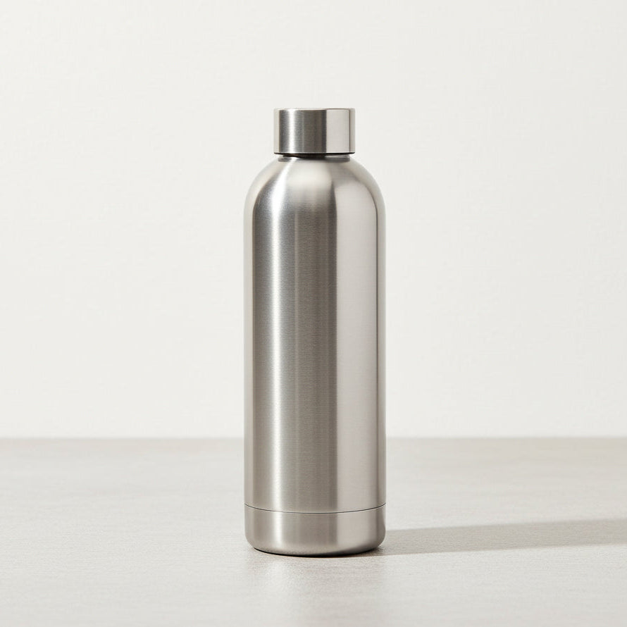 AKUA Classic Bottle - Brushed Silver